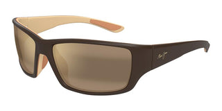 Maui Jim Local Kine Mj0810s Men Brown Geometric Sunglasses