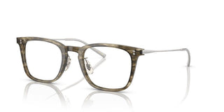 Oliver Peoples Loftin Ov 5543 Unisex Green Squared Eyeglasses