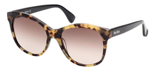 Max Mara LOGO 1 MM0007 women Havana Butterfly Sunglasses