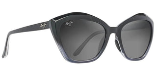 Maui Jim Lotus Mj0827s Women Black Cat Eye Sunglasses