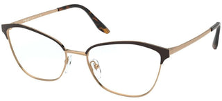 Prada LOVES ASIA PR 62XV women Brown Butterfly Eyeglasses