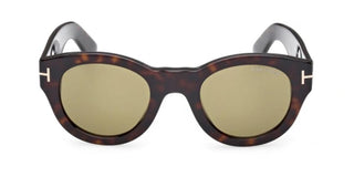 Tom Ford Lucinda Ft1212 Unisex Havana Round Sunglasses
