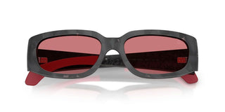 Moncler Lumin Me6014u Unisex Grey Rectangle Sunglasses