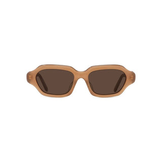 LOEWE Slim LW40157U women Brown Squared Sunglasses