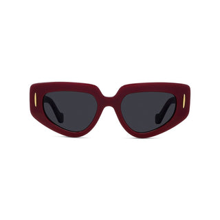 LOEWE Anagram LW40160I women Red Geometric Sunglasses