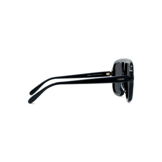 LOEWE Slim LW40161U women Black Rectangle Sunglasses