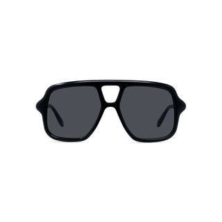 LOEWE Slim LW40161U women Black Rectangle Sunglasses