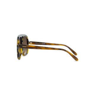 LOEWE Slim LW40161U women Havana Rectangle Sunglasses