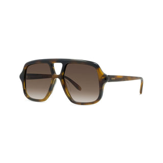 LOEWE Slim LW40161U women Havana Rectangle Sunglasses