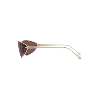 Loewe Signature Lw40164u Women Gold Oval Sunglasses