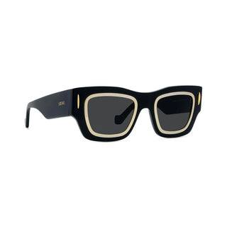 LOEWE Signature LW40168I men Black Geometric Sunglasses