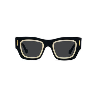LOEWE Signature LW40168I men Black Geometric Sunglasses