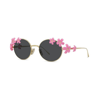 LOEWE Signature LW40173U women Gold Oval Sunglasses