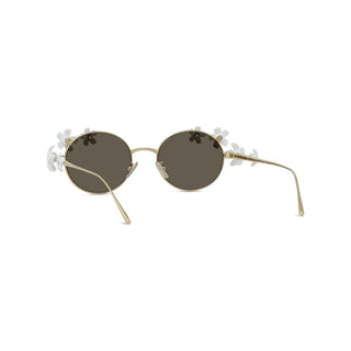 LOEWE Signature LW40173U women Gold Oval Sunglasses