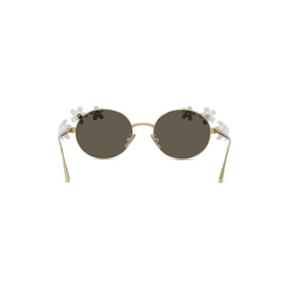 LOEWE Signature LW40173U women Gold Oval Sunglasses