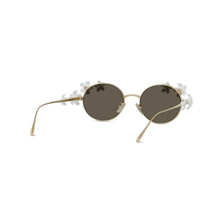 LOEWE Signature LW40173U women Gold Oval Sunglasses