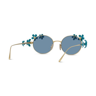 LOEWE Signature LW40173U women Gold Oval Sunglasses