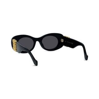 LOEWE Anagram LW40175U women Black Oval Sunglasses