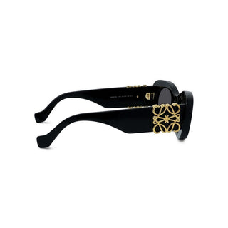 LOEWE Anagram LW40175U women Black Oval Sunglasses
