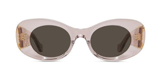 LOEWE Anagram LW40175U women Pink Oval Sunglasses