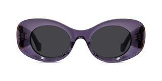 LOEWE Anagram LW40175U women Violet Oval Sunglasses