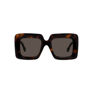 LOEWE Anagram LW40176U women Havana Oversize Sunglasses