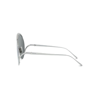LOEWE Signature LW40180U women Silver Pilot Sunglasses