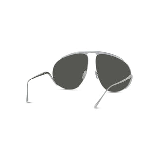 LOEWE Signature LW40180U women Silver Pilot Sunglasses