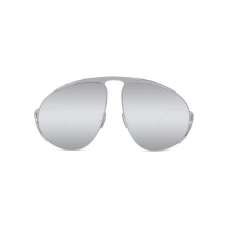 LOEWE Signature LW40180U women Silver Pilot Sunglasses