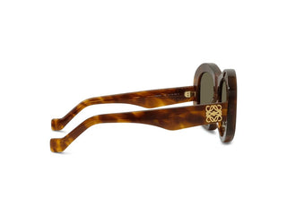 LOEWE Anagram LW40181I women Havana Round Sunglasses
