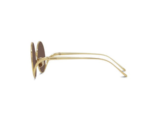 LOEWE Signature LW40187U women Gold Round Sunglasses