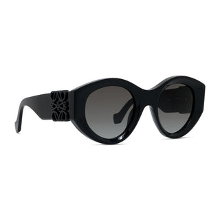 LOEWE LW40188I women Black Cat Eye Sunglasses
