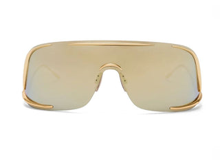 LOEWE Signature LW40193U unisex Gold Shield Sunglasses