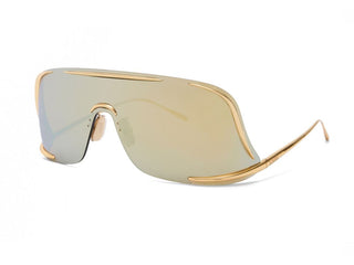 LOEWE Signature LW40193U unisex Gold Shield Sunglasses