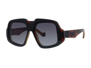 LOEWE Anagram LW40194I women Havana Geometric Sunglasses