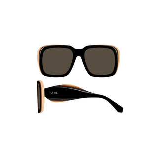 LOEWE LW40198U women Black Geometric Sunglasses