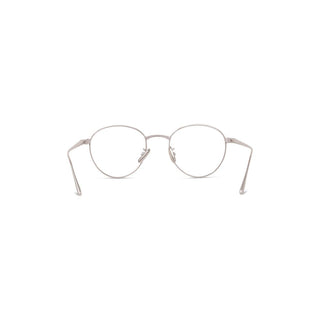 LOEWE Slim LW50087U men Silver Round Eyeglasses