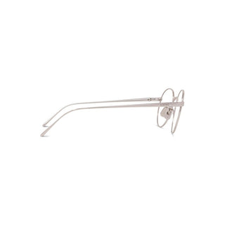 LOEWE Slim LW50087U men Silver Round Eyeglasses
