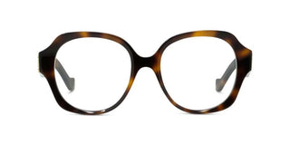 LOEWE LW50118I women Havana Round Eyeglasses