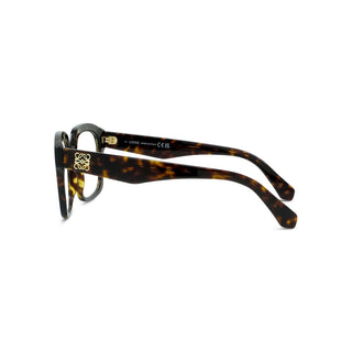 LOEWE LW50119I women Havana Squared Eyeglasses