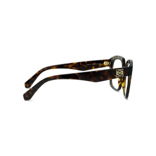 LOEWE LW50119I women Havana Squared Eyeglasses