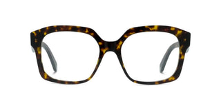 LOEWE LW50119I women Havana Squared Eyeglasses