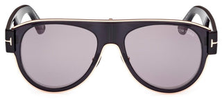 Tom Ford LYLE - 02 FT 1074 unisex Black Pilot Sunglasses