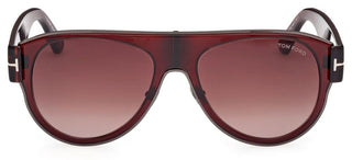 Tom Ford LYLE - 02 FT 1074 unisex Brown Pilot Sunglasses