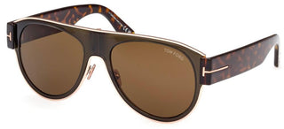 Tom Ford LYLE - 02 FT 1074 unisex Brown Pilot Sunglasses