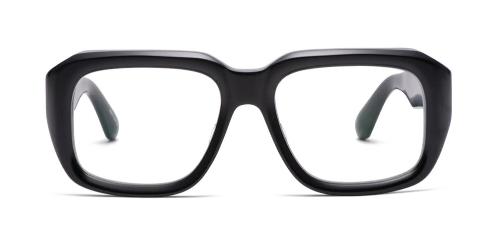 Matsuda M1036 Men Black Squared Eyeglasses – Otticanet