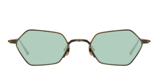 Matsuda M3138 Unisex Gold Geometric Sunglasses