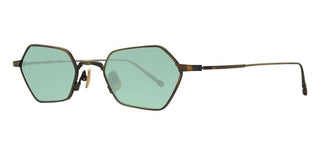 Matsuda M3138 Unisex Gold Geometric Sunglasses
