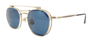 Matsuda M3148 FLIP-UP SUNGLASS LENS unisex Gold Pilot Eyeglasses