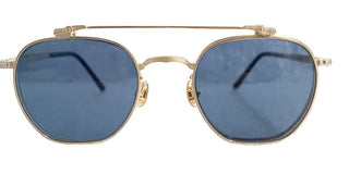 Matsuda M3148 FLIP-UP SUNGLASS LENS unisex Gold Pilot Eyeglasses
